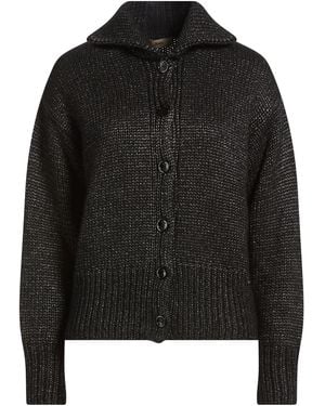 Herno Cardigan Wool, Polyamide, Alpaca Wool - Black
