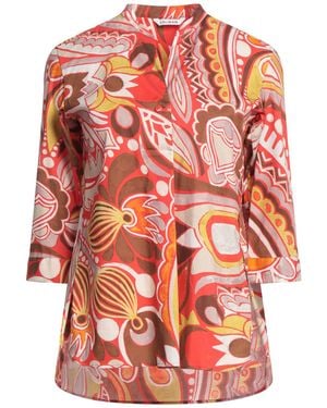 Caliban Top Cotton, Elastane - Red