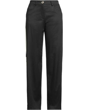 Gaelle Paris Noir Pants Cotton, Viscose, Elastane - Black
