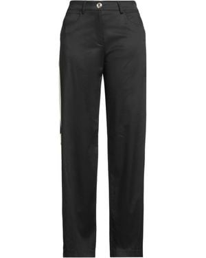 Gaelle Paris Noir Trousers Cotton, Viscose, Elastane - Black