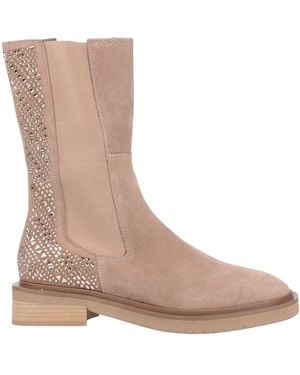 Alma En Pena. Sand Ankle Boots Leather - Brown