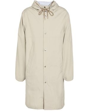 Fedeli Overcoat & Trench Coat Polyurethane, Polyester - White