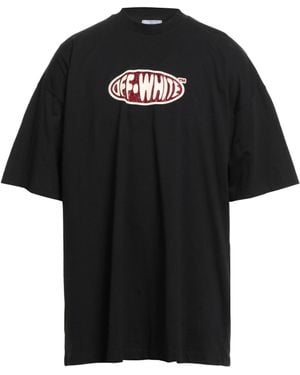 Off-White c/o Virgil Abloh T-Shirt Cotton, Elastane - Black