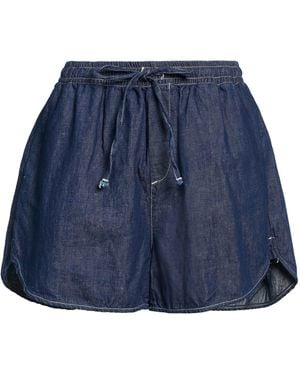 ViCOLO Denim Shorts Cotton, Linen - Blue