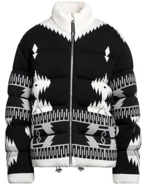 Alanui Black And White Graphic Printed Bomber