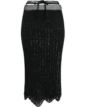 Acne Studios Gonna Midi - Nero