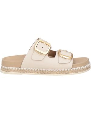 Steve Madden Off Espadrilles Leather - Natural