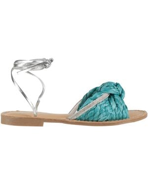 Être Cécile Sandals Textile Fibers - Blue