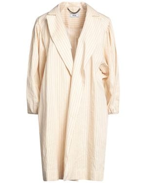 Jijil Overcoat & Trench Coat Linen, Cotton, Acetate - Natural