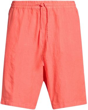 120% Lino Shorts & Bermuda Shorts - Red