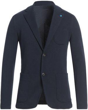 Harmont & Blaine Blaine. Blazer Polyester, Cotton, Elastane - Blue