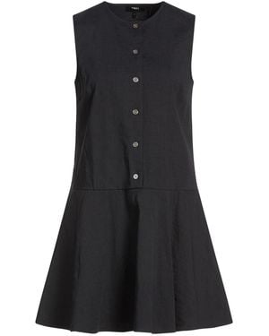 Theory Mini Dresses - Black
