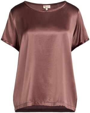HER SHIRT HER DRESS Top Silk, Elastane - Pink