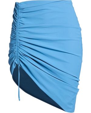 La Petite Robe Di Chiara Boni Midi Skirt Polyamide, Elastane - Blue