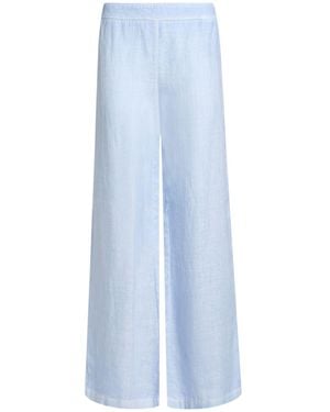 120% Lino Pantalone - Blu