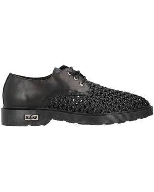 Cult Lace-Up Shoes Leather, Synthetic Material - Black