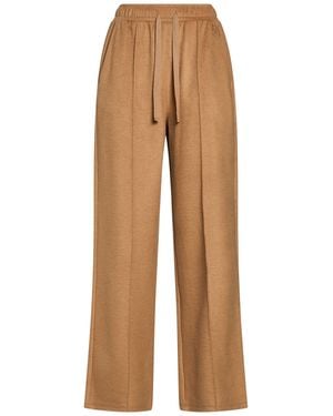 Weekend by Maxmara Camel Trousers Polyester, Wool, Cotton, Viscose - Natural