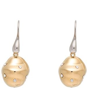 Marni Earrings Brass - Metallic