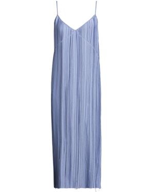 Aviu Light Midi Dress Polyester - Blue