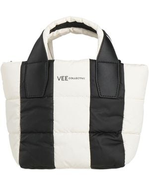 VEE COLLECTIVE Handbag Recycled Nylon, Recycled Leather - Black