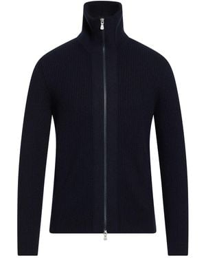 Gran Sasso Midnight Cardigan Virgin Wool - Blue