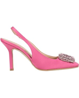 Ovyè Fuchsia Court Shoes Textile Fibres - Pink