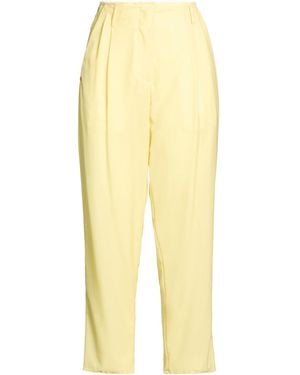White Sand Pants - Yellow