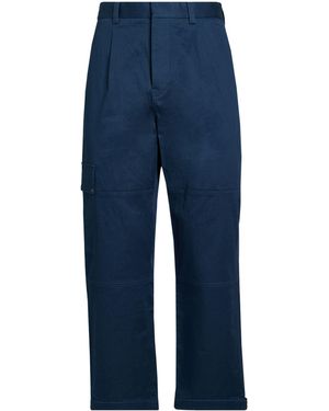 Loewe Pants Cotton, Polyurethane - Blue