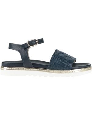 NU NU' Midnight Sandals Leather - Blue