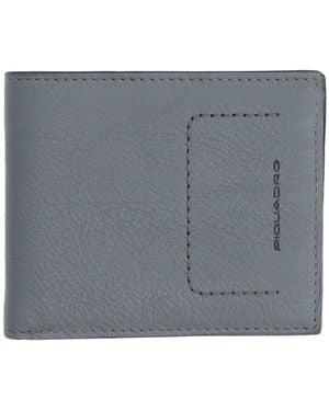 Piquadro Wallet Cow Leather - Grey