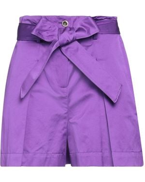 Pinko Shorts & Bermuda Shorts Cotton, Polyester - Purple