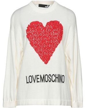 Love Moschino Pullover - Blanco