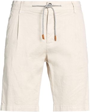 Eleventy Shorts & Bermuda Shorts Linen, Cotton, Elastane - Natural