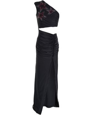House of Amen Maxi Dress Polyamide, Elastane - Black