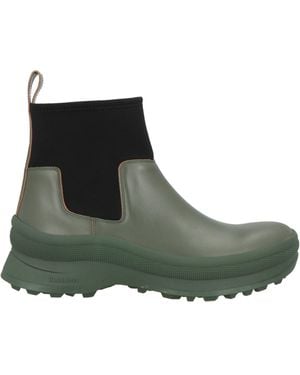 Jil Sander Ankle Boots Rubber - Green