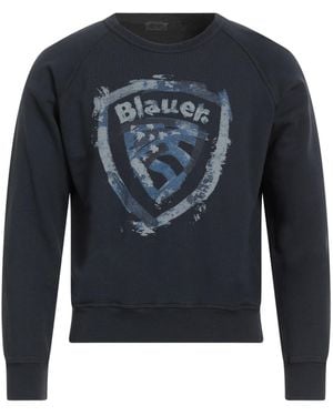 Blauer Sweatshirt - Blue