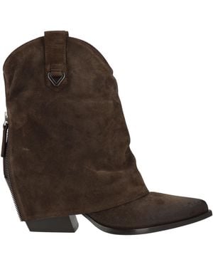 Elena Iachi Botines De Caña Alta - Marrón