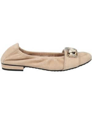 Kennel & Schmenger Ballet Flats Leather - Natural