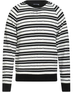 OVER/D Sweater Acrylic - White
