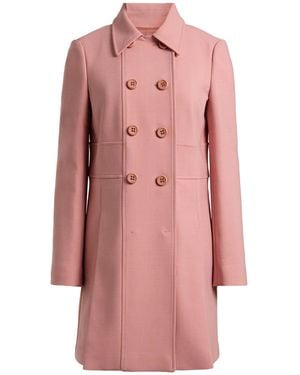 RED Valentino Antique Rose Coat Cotton, Polyester, Wool, Elastane - Pink