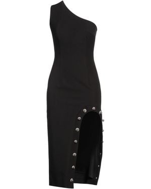 Tassos Mitropoulos Midi Dress Pes, Elastane - Black