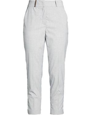 Peserico Pants Polyester, Viscose, Elastane - Gray