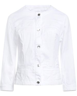 Liu Jo Denim Outerwear Cotton, Elastane - White
