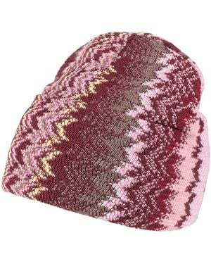 Missoni Hat Wool, Acrylic - Red