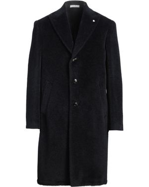 Sartoria Latorre Coat Alpaca Wool, Virgin Wool - Black