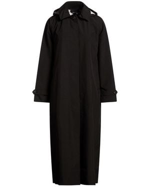 Save The Duck Overcoat & Trench Coat - Black