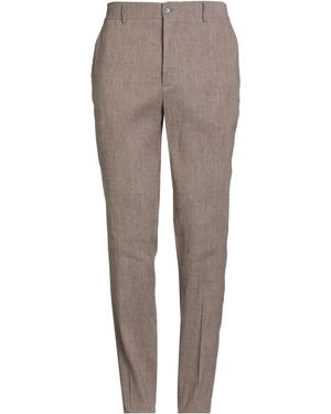 Brian Dales Trousers Linen, Viscose, Elastane - Grey