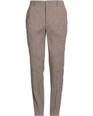 Brian Dales Trousers Linen, Viscose, Elastane - Grey