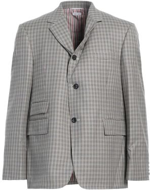 Thom Browne Blazer Wool - Gray