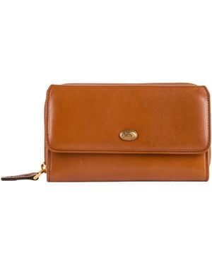 The Bridge Wallet Leather - Brown